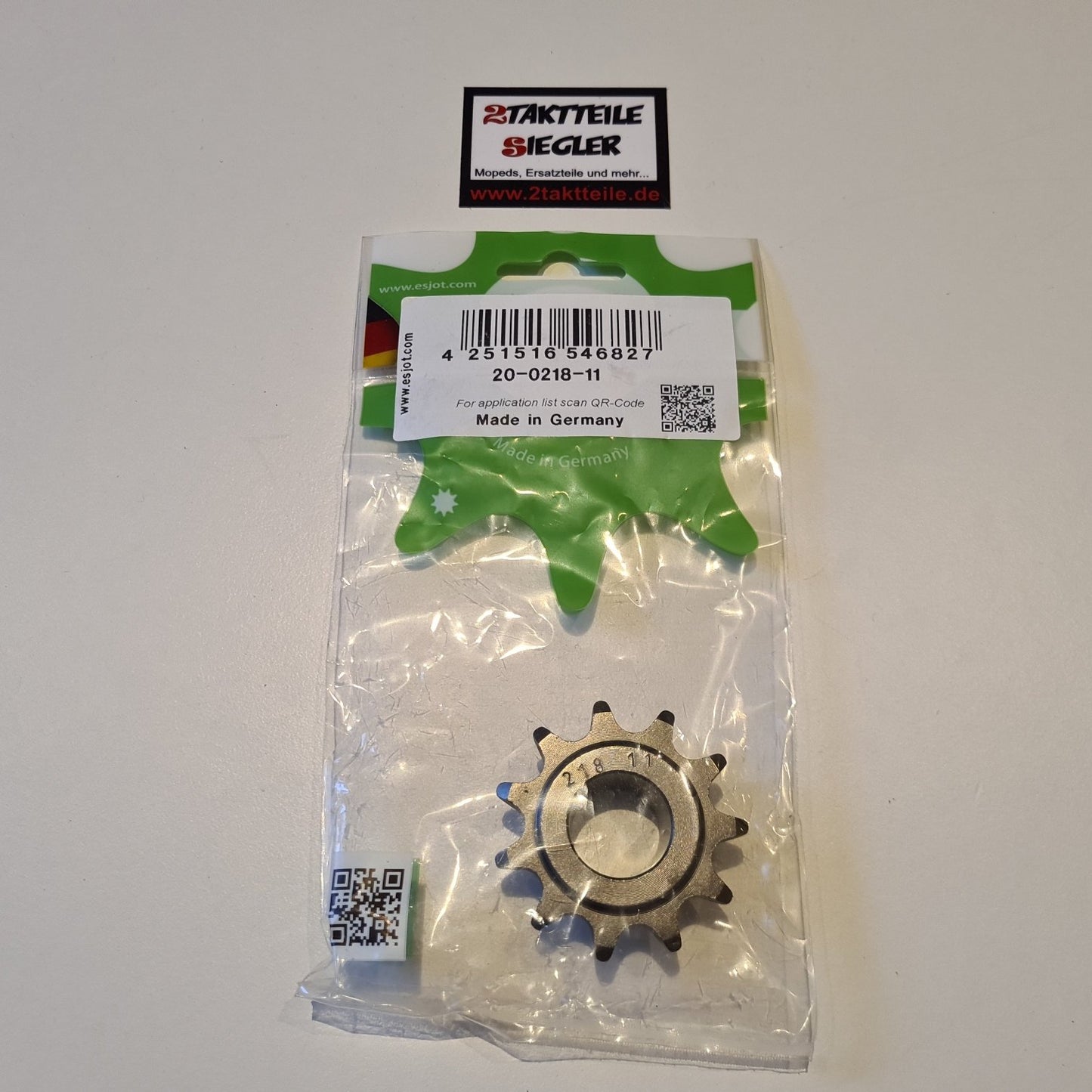 Ritzel Esjot 11 Zahn großer Konus für Kettentyp 415 1/2 x 3/16 Hercules KX5 Sachs 50/5 AKF