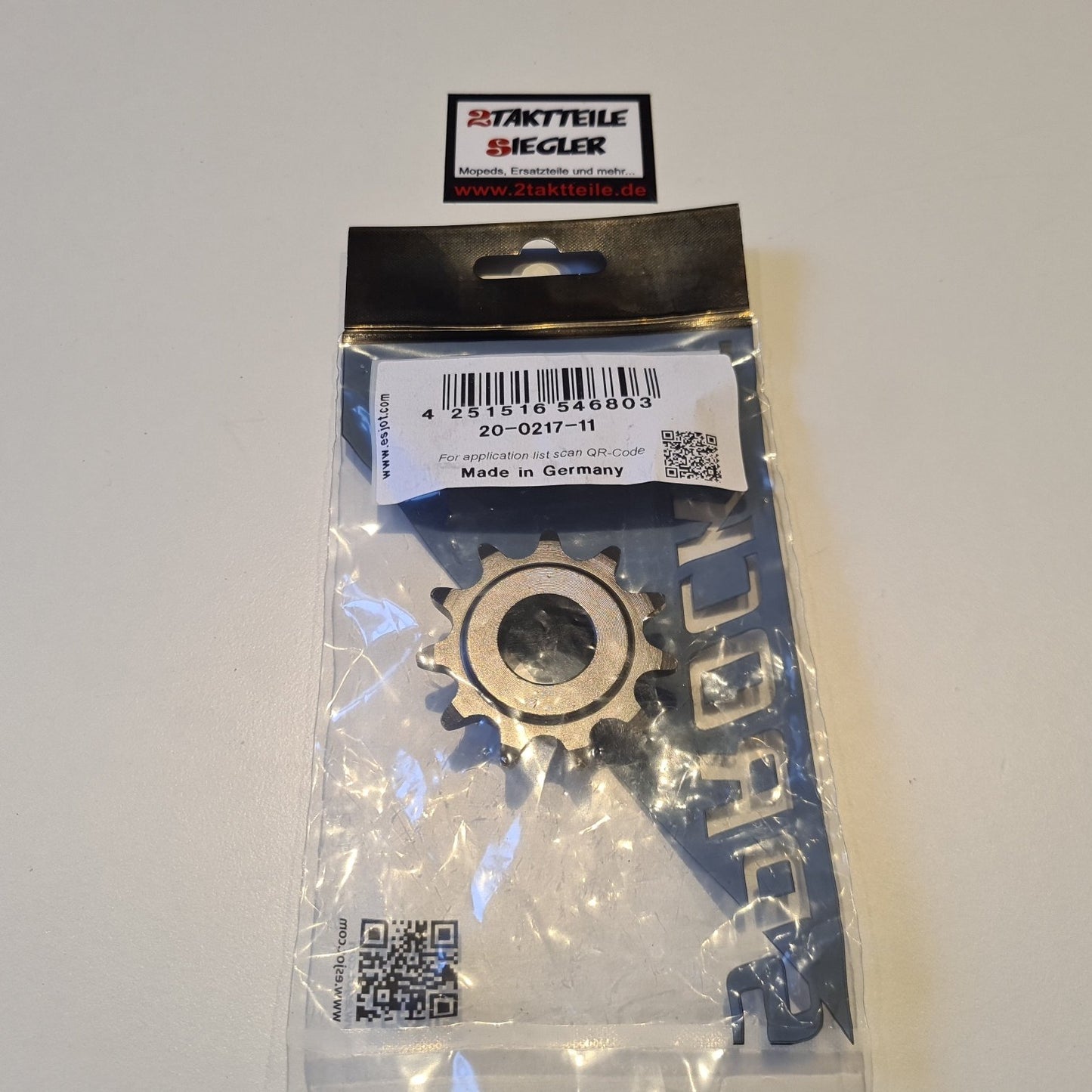 Ritzel Esjot 11 Zahn kleiner Konus für Kettentyp 415 1/2 x 3/16 Hercules KX5 Sachs 50/5 AKF