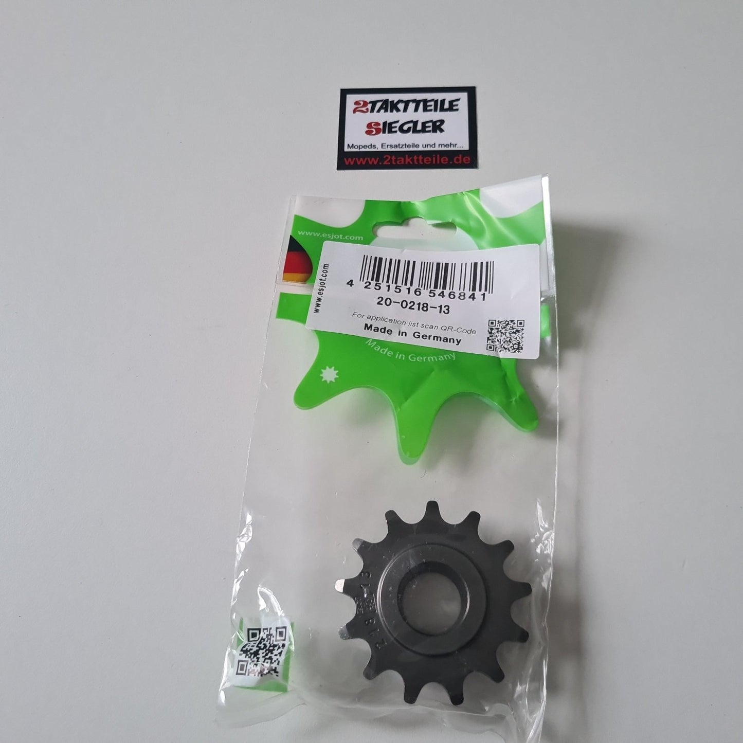 Ritzel Esjot 13 Zahn großer Konus für Kettentyp 415 1/2 x 3/16 Hercules KX5 Sachs 50/5 AKF