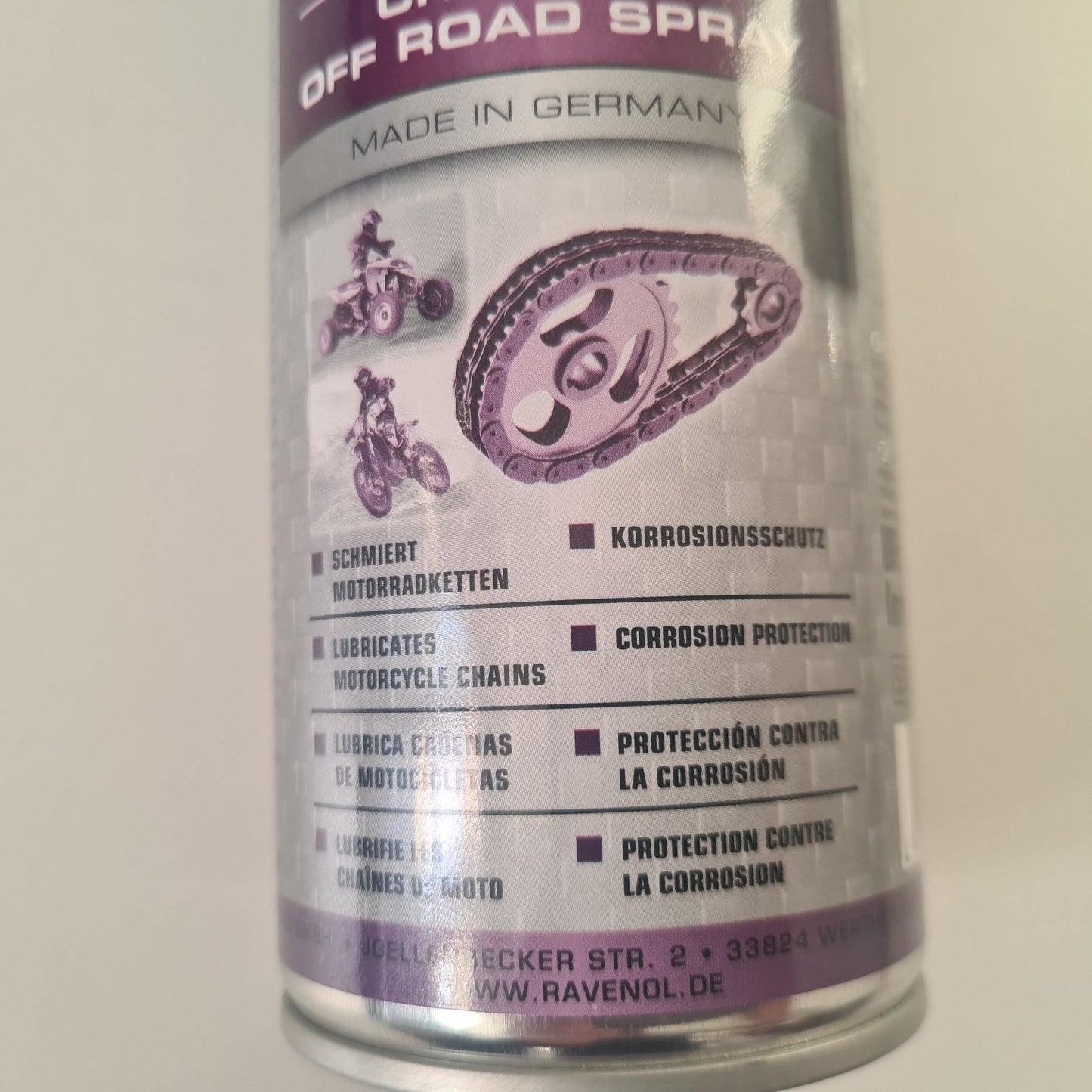 Ravenol Kettenspray Kettenöl Offroad 400 ml Motocross Enduro Geländesport