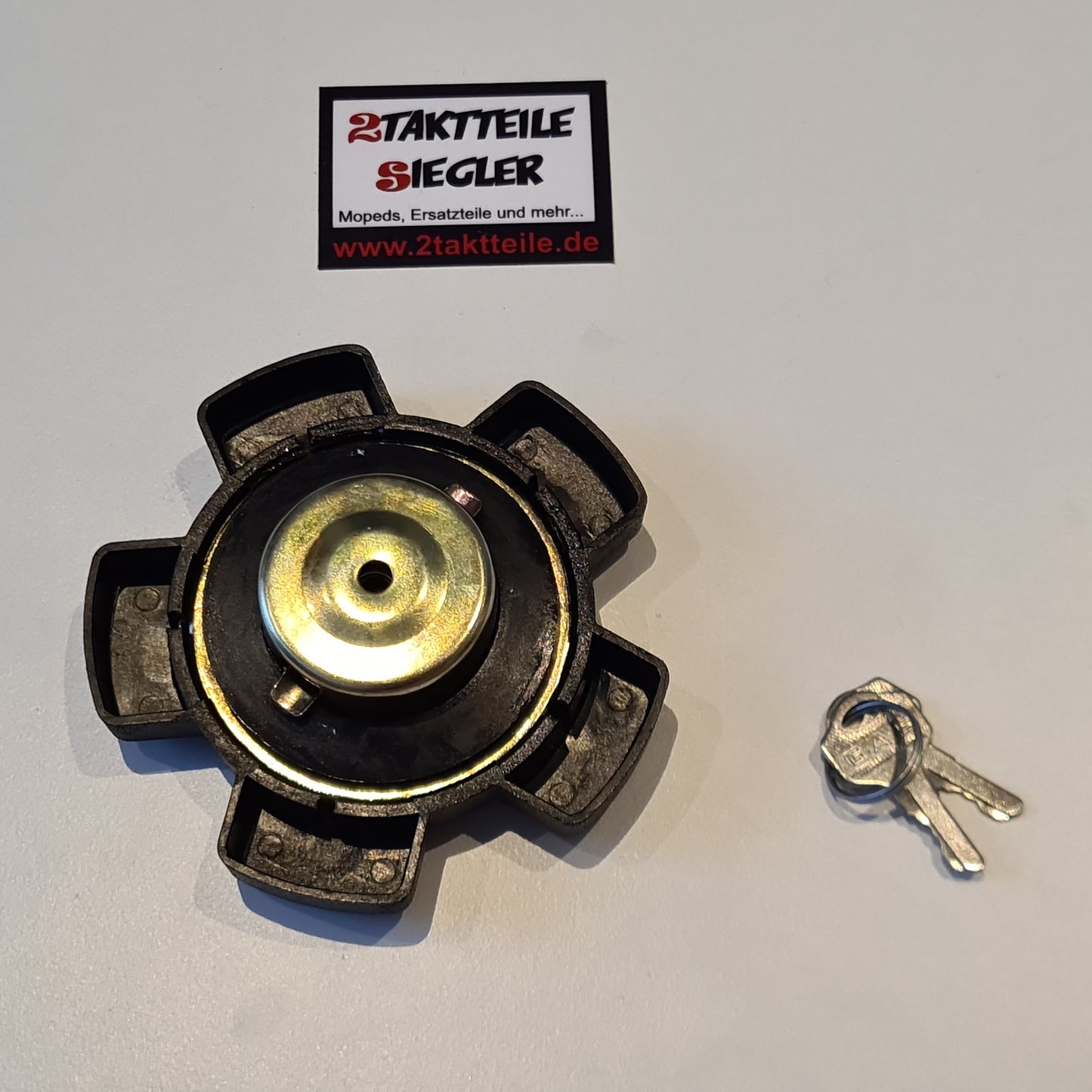 Tankdeckel Stern schwarz abschließbar 40 mm Hercules KX5 Ultra 50 80 RX9 Zündapp KS