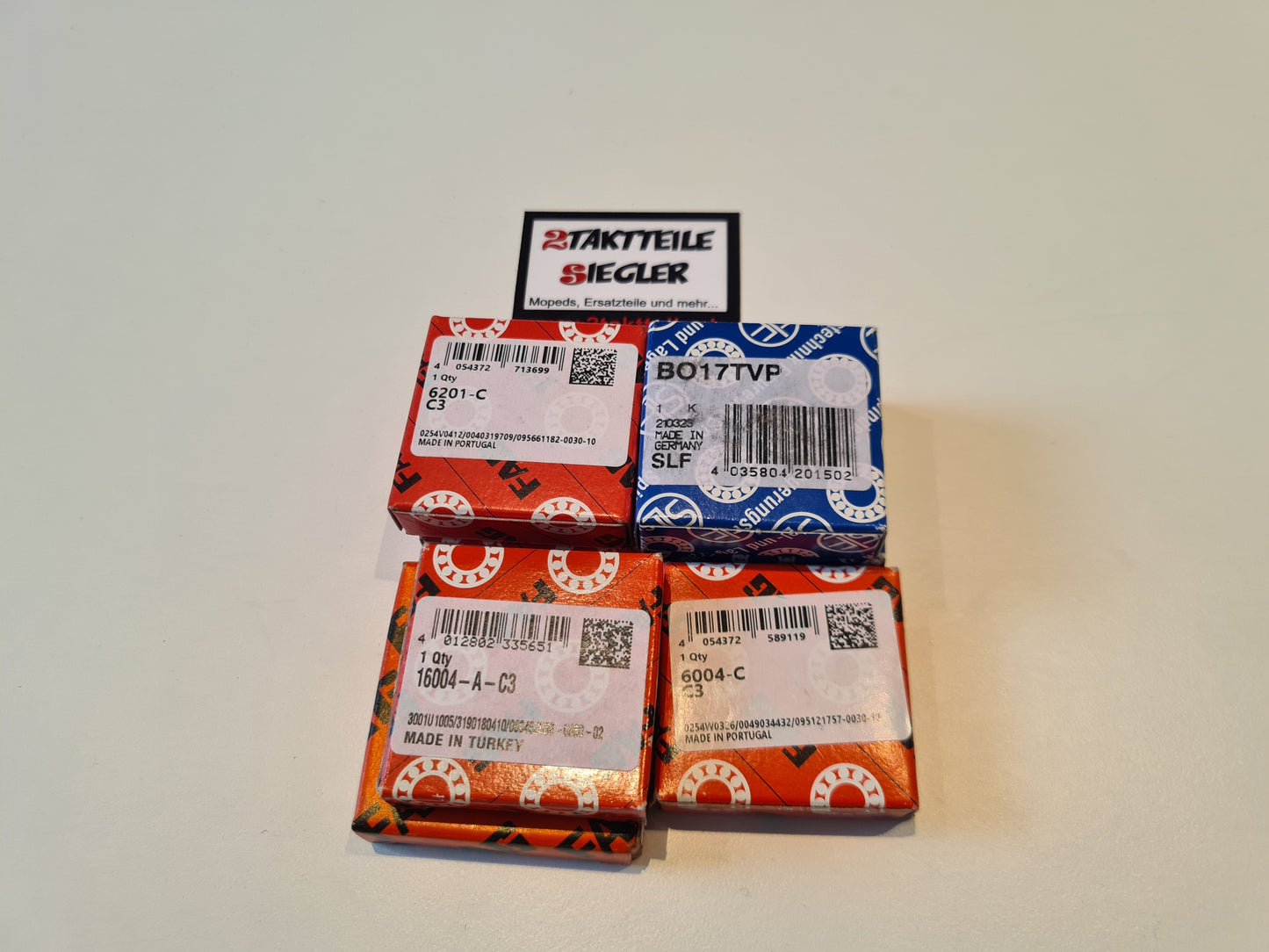 Lagersatz Motorlager Sachs Motor 50/5 AKF Hercules KX5 XE5 Kugellager