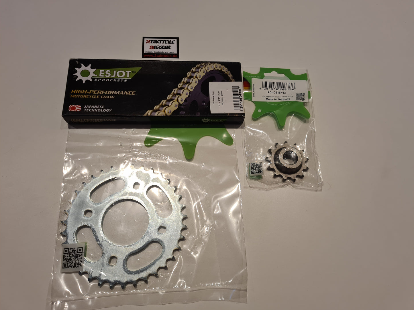 Kettensatz Esjot 13:35 1/2 x 1/4 Hercules K50 SX RX Speichenfelgen