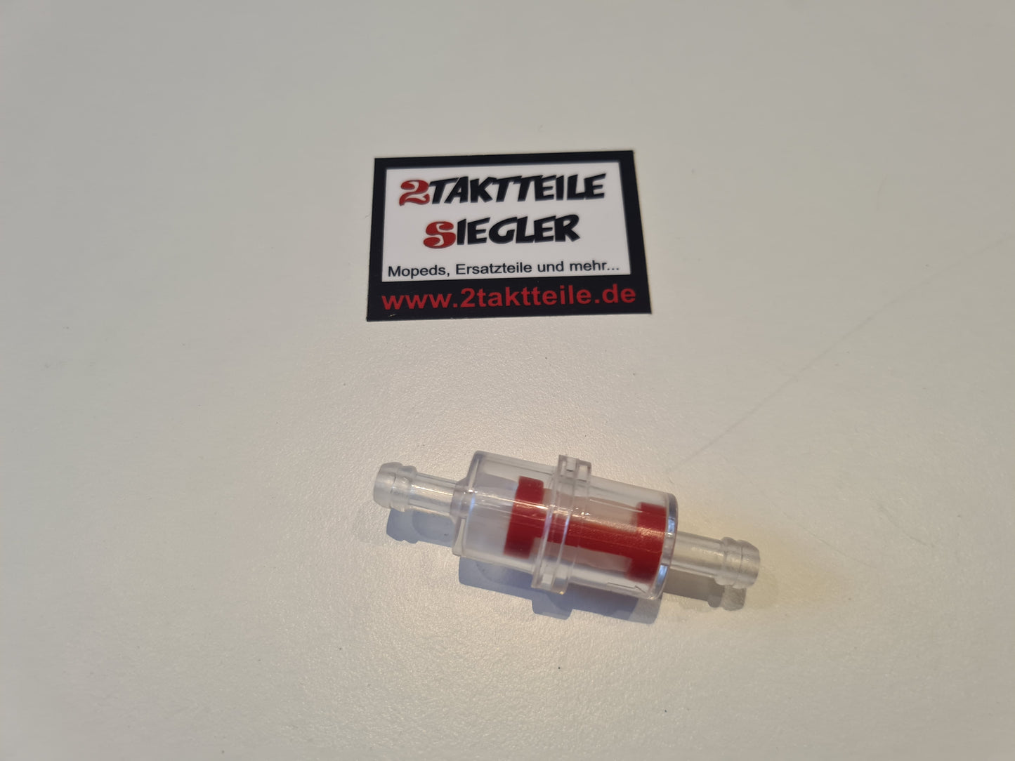 Mini - Benzinfilter transparent rund 6 mm Hercules Sachs KTM Maico GS MC MZ