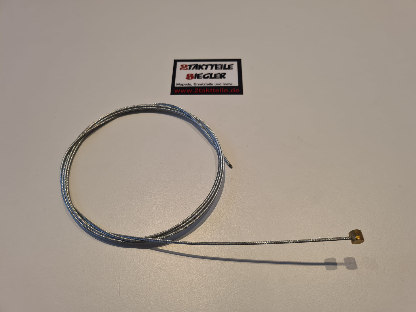 Bowdenzug Schaltzug 1,5 mm 160 cm mit Nippel 6x5,5 mm