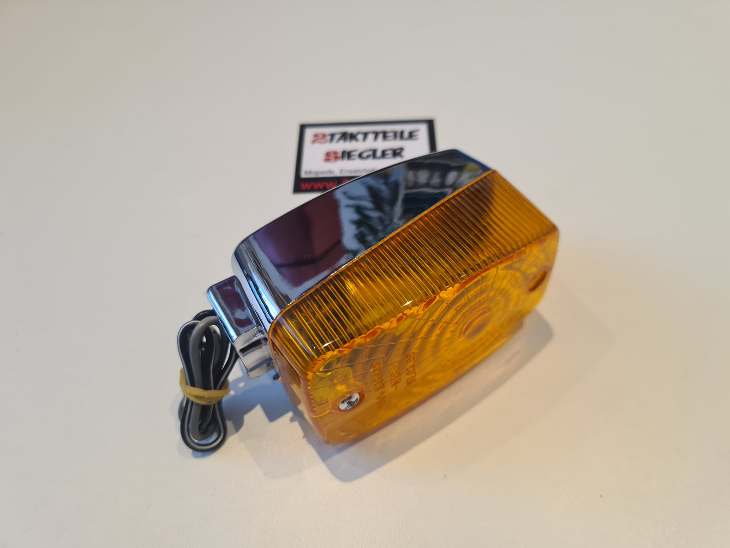 Blinker Typ "ULO Luxor 8 Spinnennetz" chrom glatt Hercules K50 RL