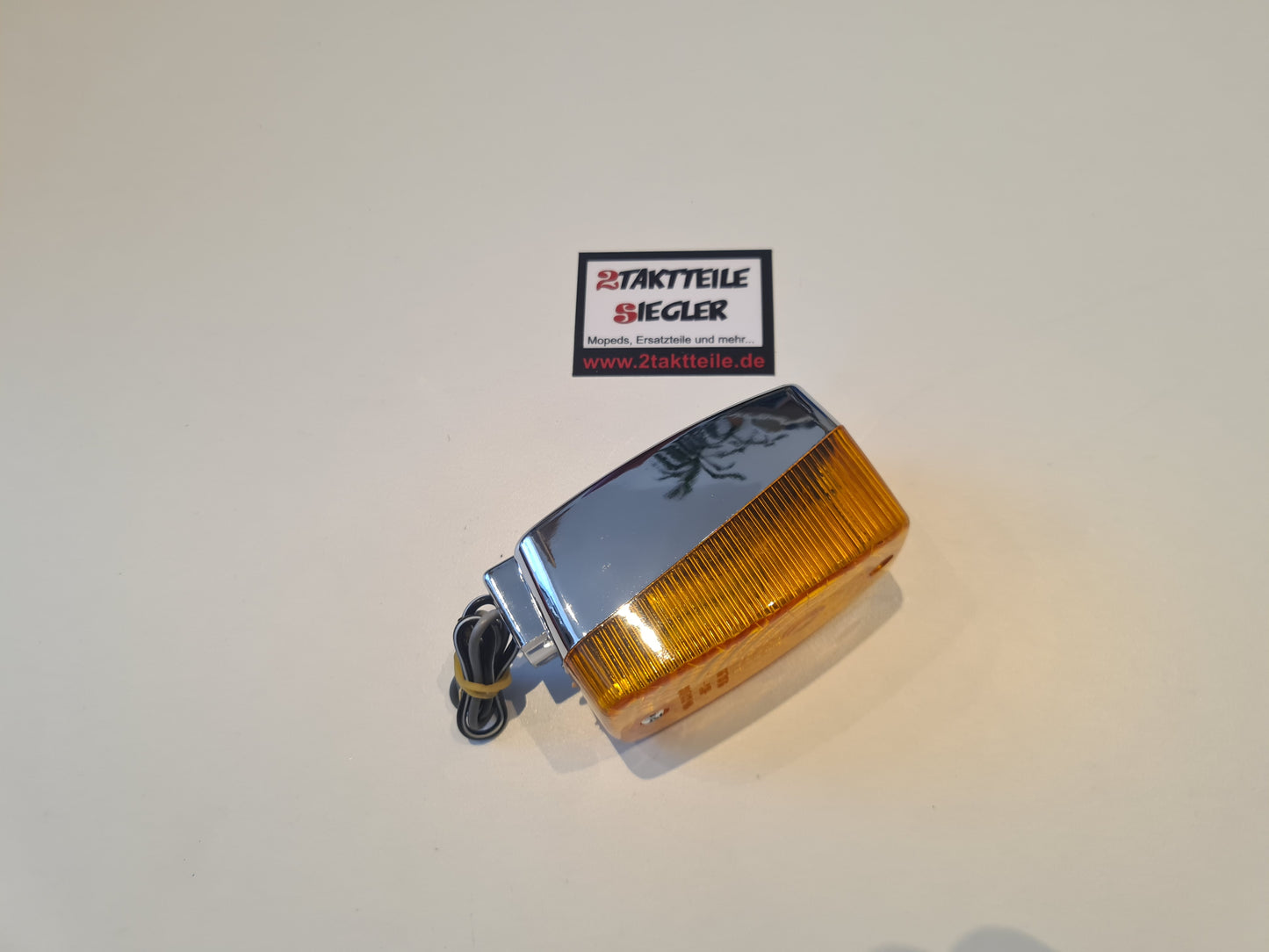 Blinker Typ "ULO Luxor 8 Spinnennetz" chrom glatt Hercules K50 RL