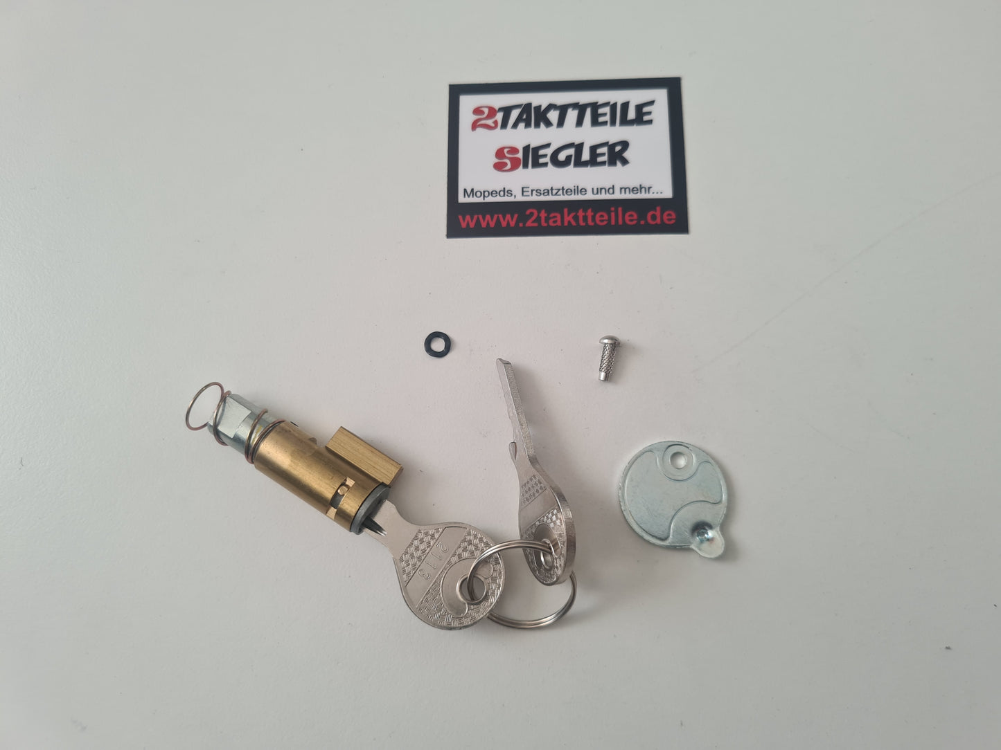 Lenkschloß mit Abdeckung wie Neimann Hercules MK K50 Sportbike Ultra Zündapp 529