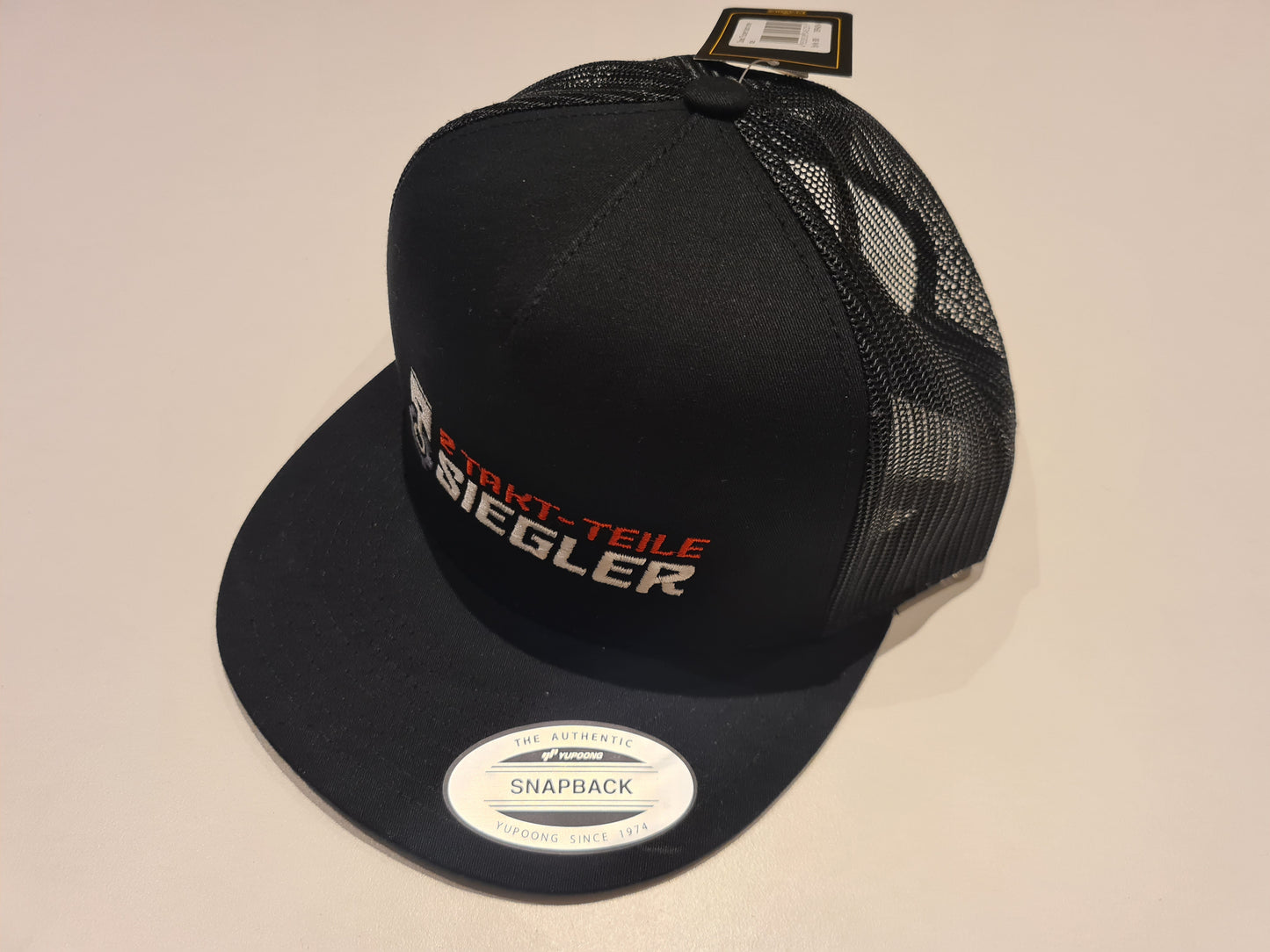 Basecap Schildkappe 2Taktteile Siegler Trucker Cap schwarz
