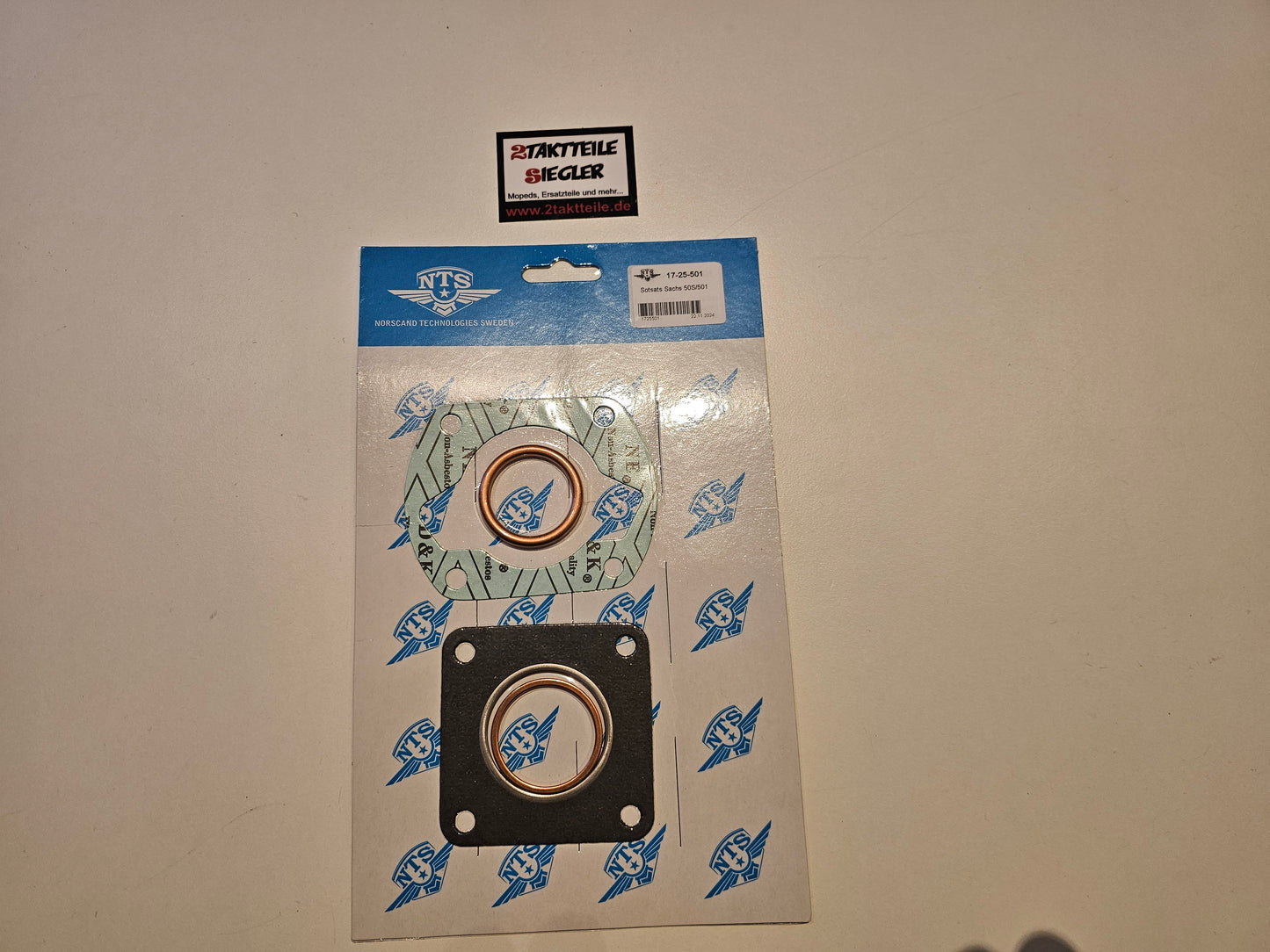 Dichtsatz für Zylindersatz NTS 50 ccm 5,8 PS für Sachs 501 50s Motor Hercules MK K50 Sportbike