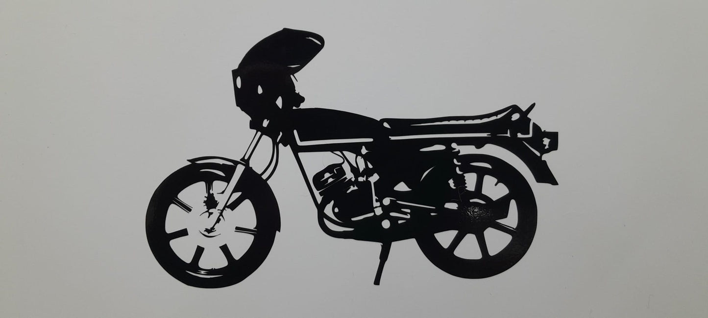 Aufkleber Hercules K50 Ultra schwarz Silhouette