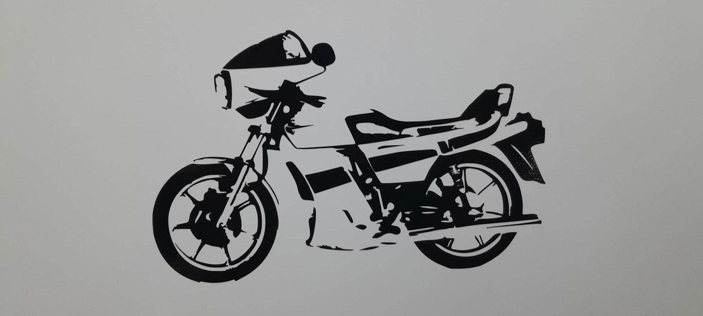 Aufkleber Hercules  Sachs Ultra RS50 RS80 schwarz Silhouette