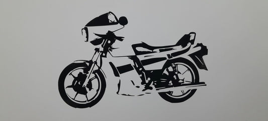 Aufkleber Hercules  Sachs Ultra RS50 RS80 schwarz Silhouette