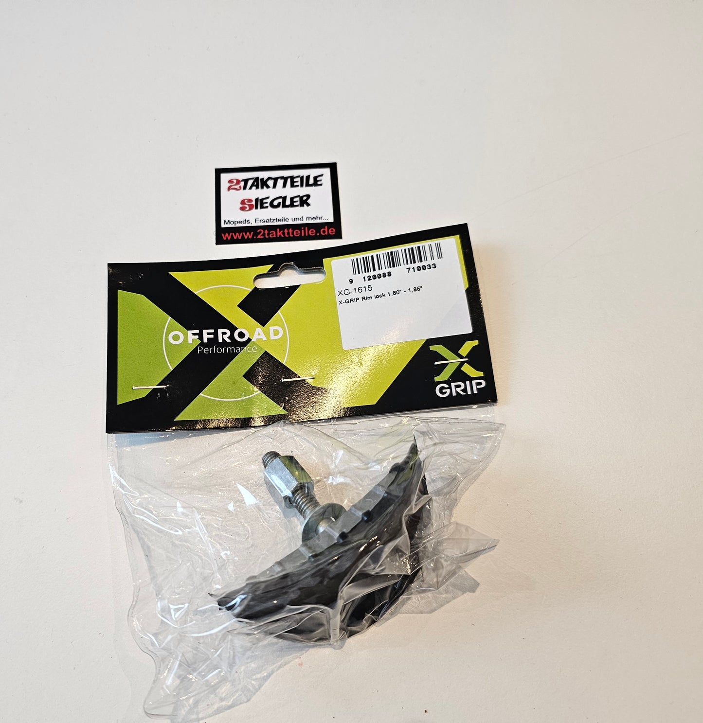 X-GRIP Reifenhalter für Felgenbreite 1,60 - 1,85 Zoll Reifenbreite 2,50 - 3,50 Enduro Geländesport Motocross Trial