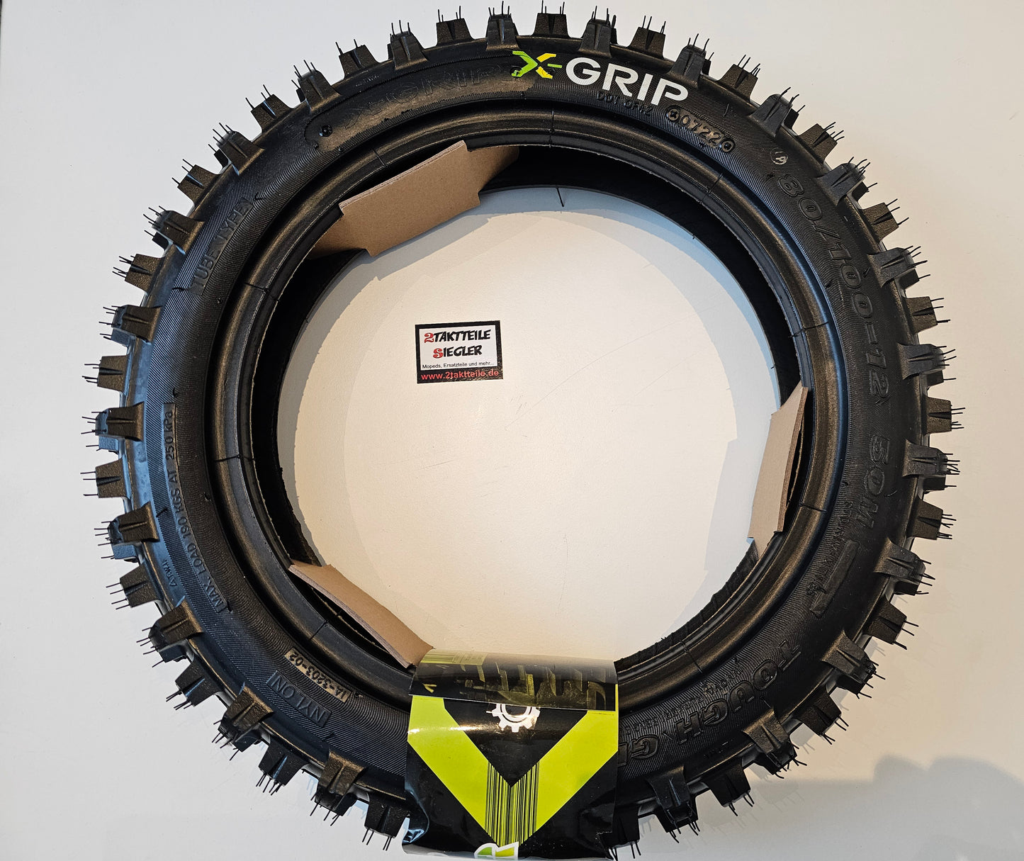 Motocross Hinterreifen X-Grip 80/100-12 Hard KTM SX65 Husqvarna TC65 GasGas MC65