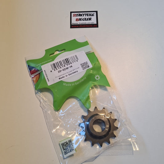 Ritzel Esjot 14 Zahn für Kettentyp 1/2 x 1/4 Hercules K50 Ultra Sachs 50 + 80 ccm