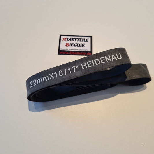 Felgenband 16 + 17 Zoll 22 mm breit Heidenau Hercules Mofa Mokick Moped Prima MK K50 KX5 Ultra