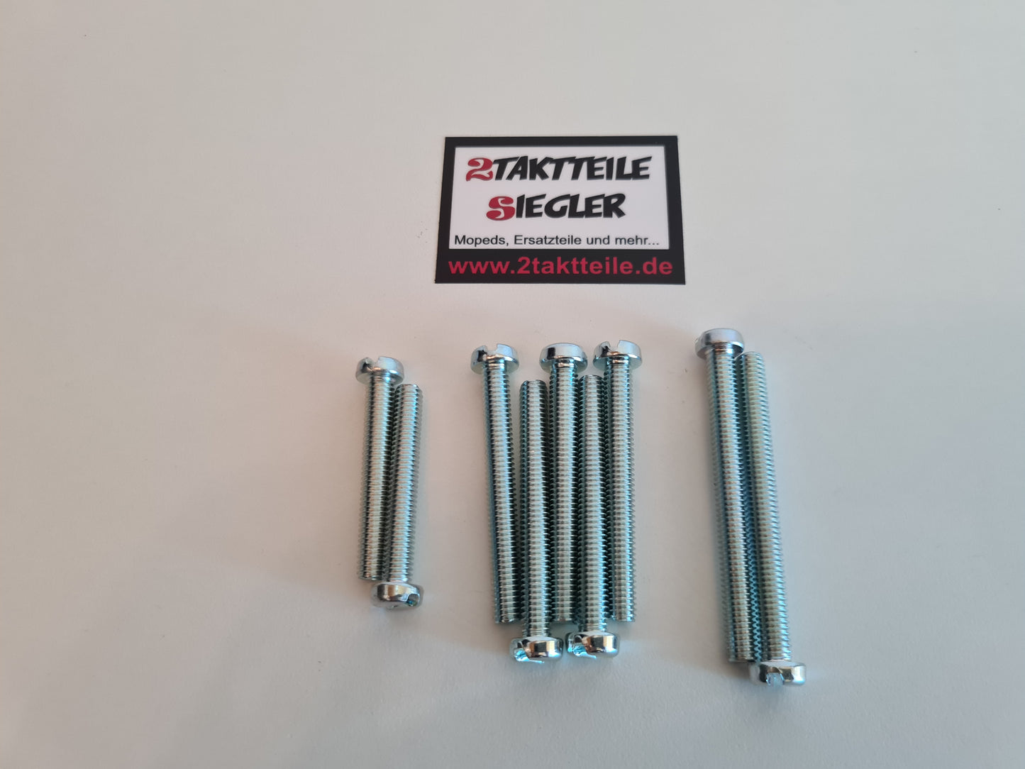 Screw set side cover slotted head Sachs Motor 50/5 AKF 80 SA SW Hercules Ultra AC LC RS KX5 RX9