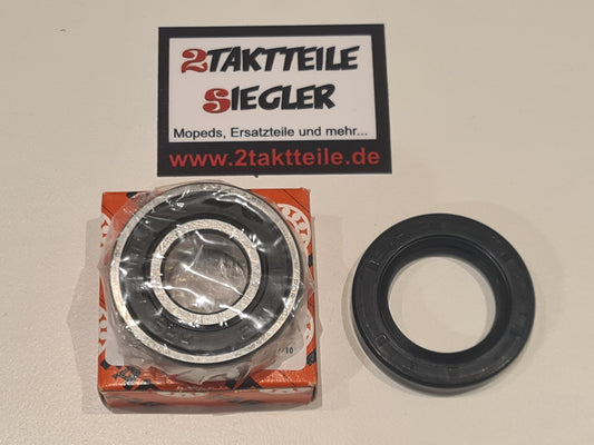 FAG / SKF Radlager Satz Hinterrad Hercules Sachs GS 250 35 6203-2 RS Wellendichtring 25 x 40 x 7 mm Nabe