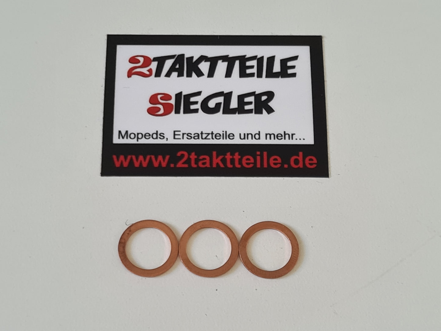 Dichtringe 10 x 14 x 1 mm Kupfer Seitendeckel Sachs Motor 501 50s 50sw 80 SA Hercules K50 Ultra MK