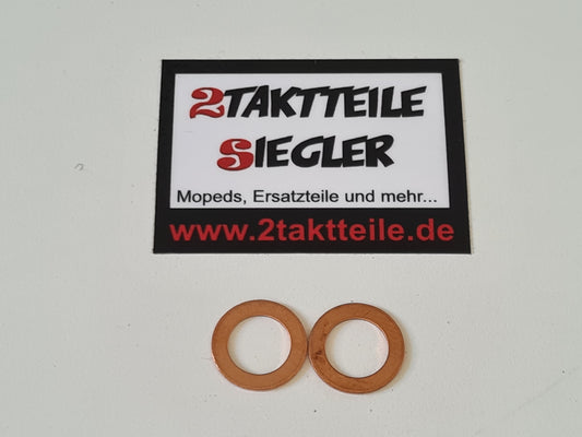 Dichtringe 10 x 16 x 1 mm Kupfer Ölablass-Schraube Sachs Motor 501 50s 80 SA SW