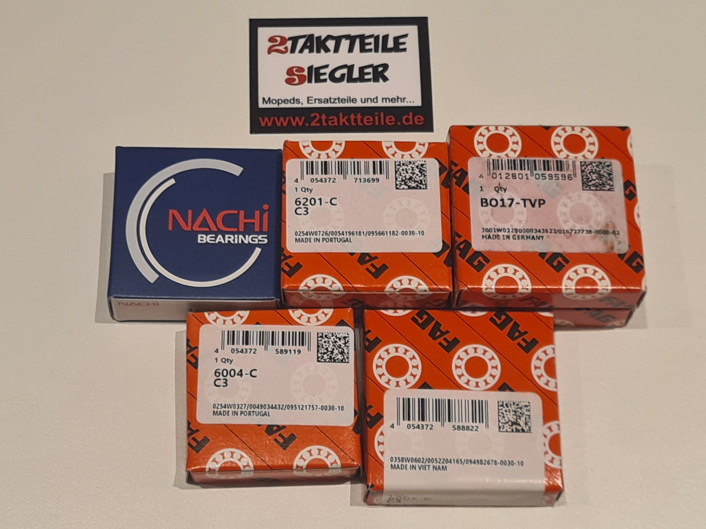 Shoulder ball bearing BO17 SLF crankshaft bearing Sachs Motor 501 50s 80sa 80sw 50/5 Hercules MK K50