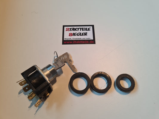 Universal Zündschloß GUIA inkl. 2 Schlüssel Hercules Ultra 1 2 3 50 80 KX5, RX9, Zündapp Kreidler