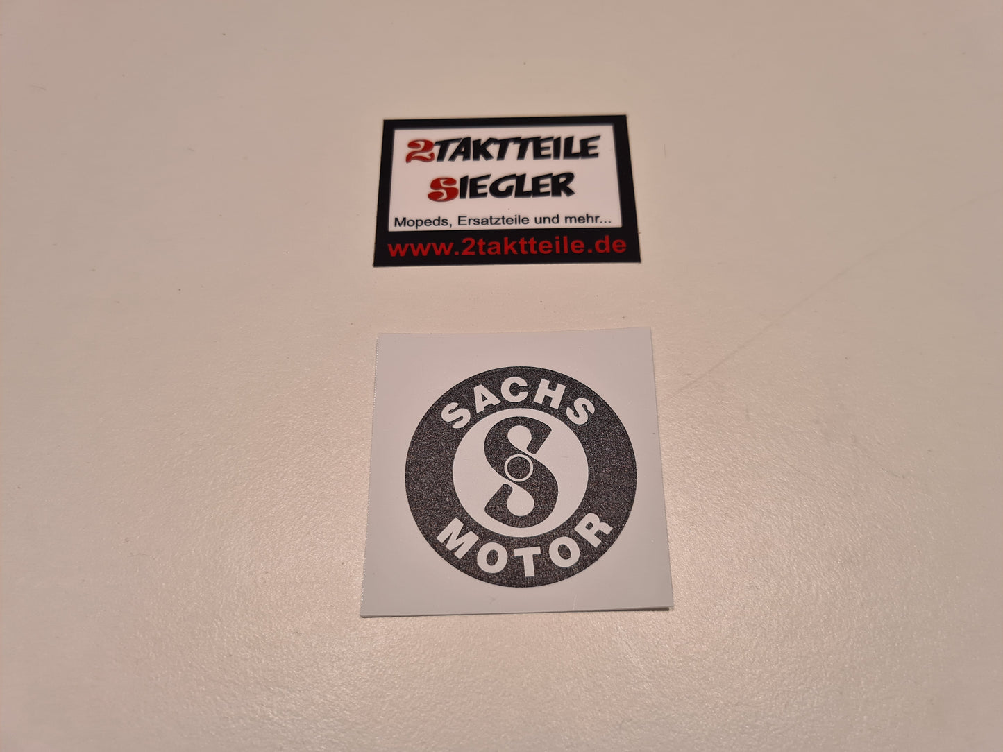 Aufkleber Sachs Motor Logo schwarz/weiß Hercules