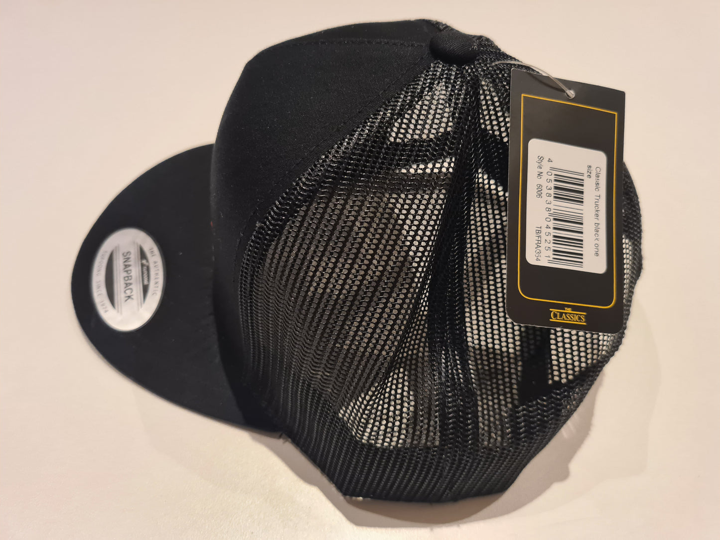 Basecap Schildkappe 2 Taktteile Siegler Trucker Cap schwarz