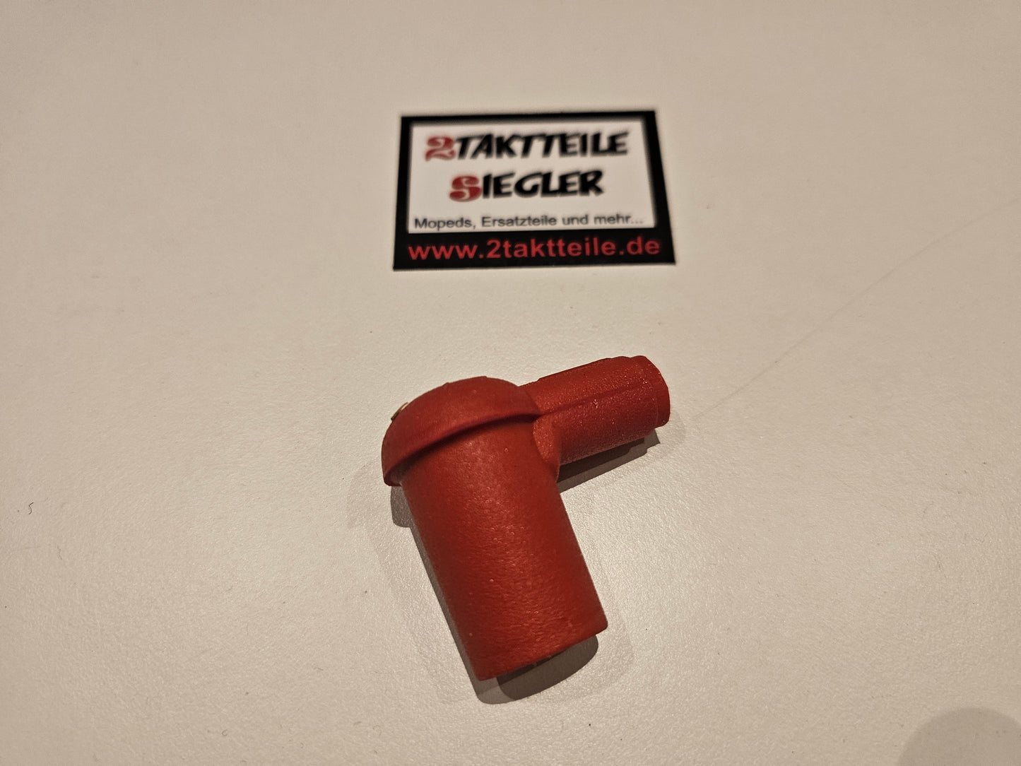 Spark plug connector Ariete rubber red not suppressed 3.9 mm Offroad Spark Plug Hercules Maico SWM