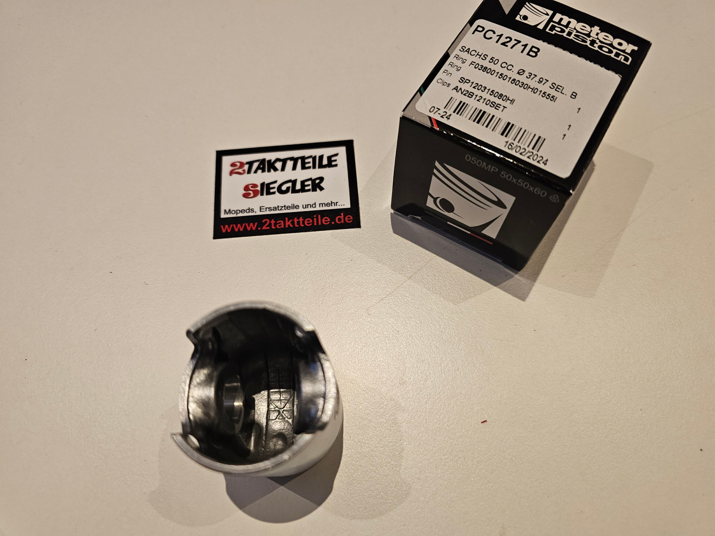 Meteor Kolben 1-Ring PC1271 Sachs 505 506 Hercules Prima GT GX Mofa