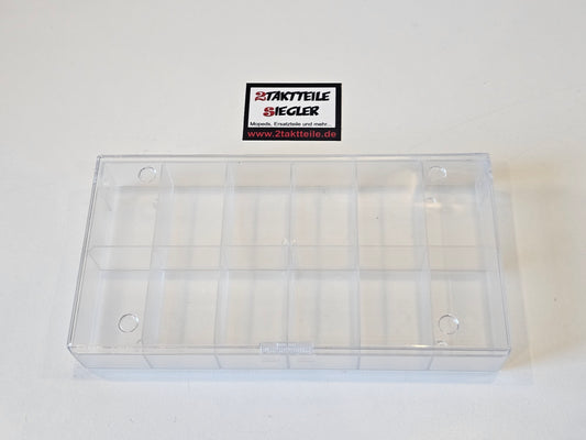 Sortimentskasten transparent 12 Fächer