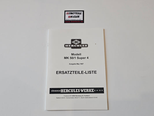 Ersatzteileliste Fahrgestell Hercules Sachs MK50/1 Super 4