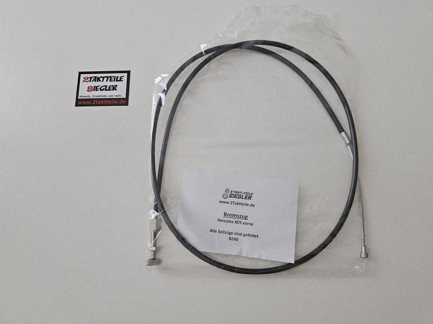 Bremszug schwarz Hercules XE9 Sachs Vorderbremse Bowdenzug