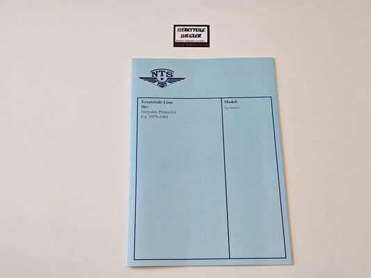 Ersatzteileliste Fahrgestell Hercules Sachs G3