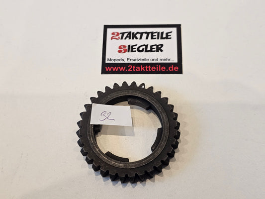 Gangrad 32 Zahn Getriebe 5 Gang Sachs 80 1001 1251 100 125 ccm Motor SA SW Hercules Ultra RX9 Military