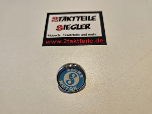 Ansteck-Nadel Button Sachs Logo 20 mm Hercules Mofa Mokick Moped