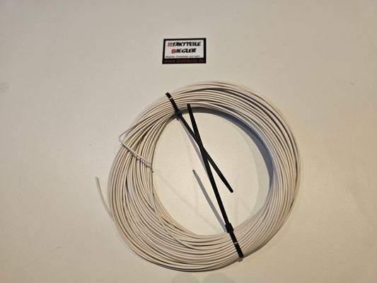 Fahrzeugleitung 1,0 qmm weiß Stromkabel Kabel