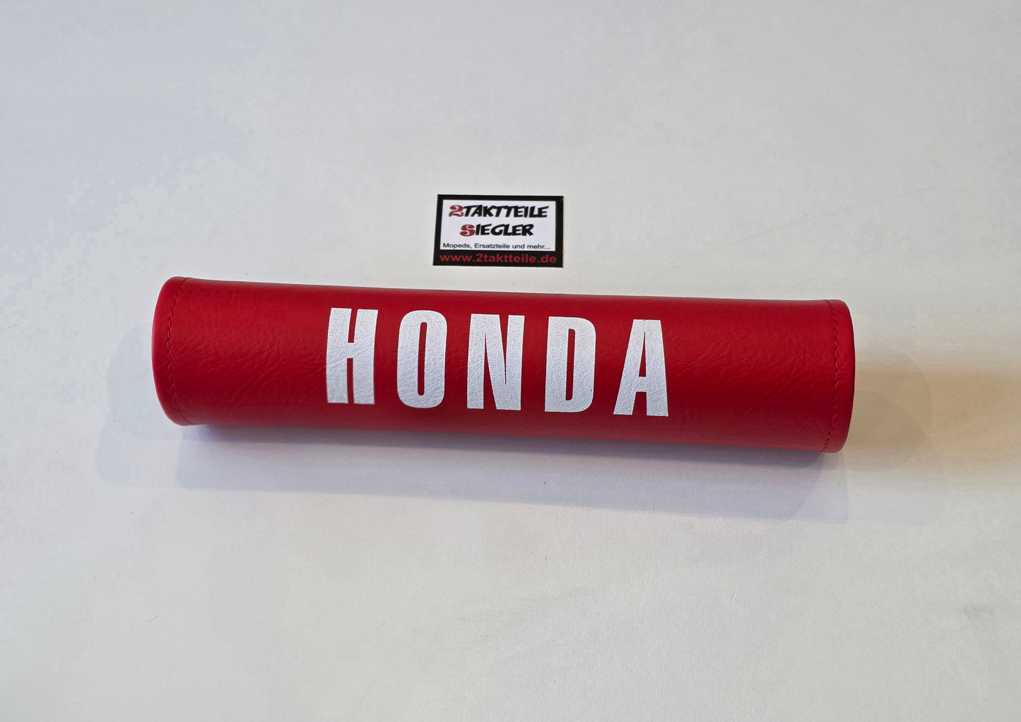 Lenkerpolster rot/weiß Honda CR CRE CRF XL 125 185 250 350 500 600 Lenkerkissen