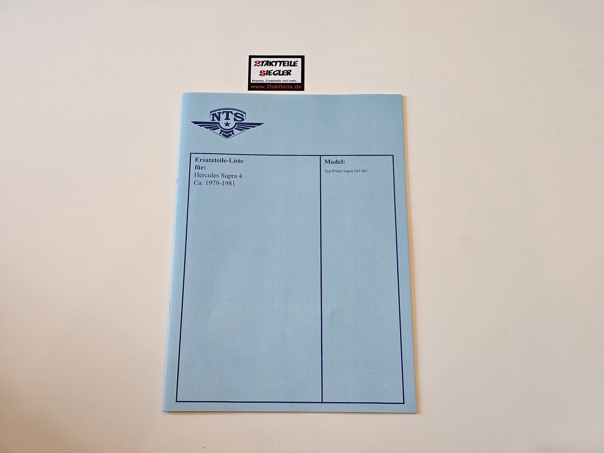 Ersatzteileliste Fahrgestell Hercules Sachs Supra 4