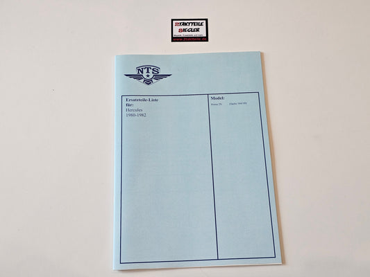 Ersatzteileliste Fahrgestell + Motor Hercules Sachs Prima 2N Sachs 504/1B