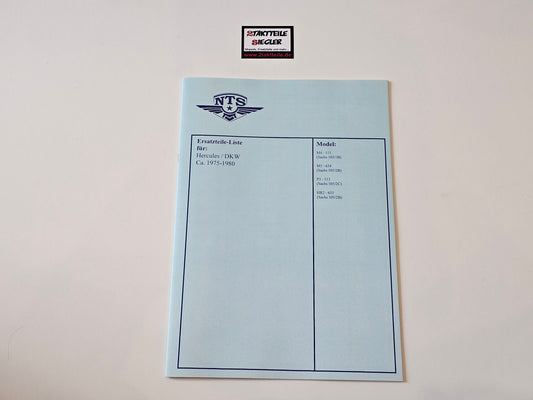 Ersatzteileliste Fahrgestell Hercules Sachs M4 M5 P3 Hobbyrider HR2