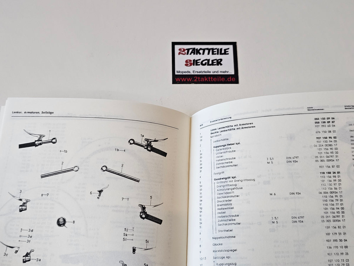 Ersatzteileliste Fahrgestell Hercules Sachs MK50/1 Super 4