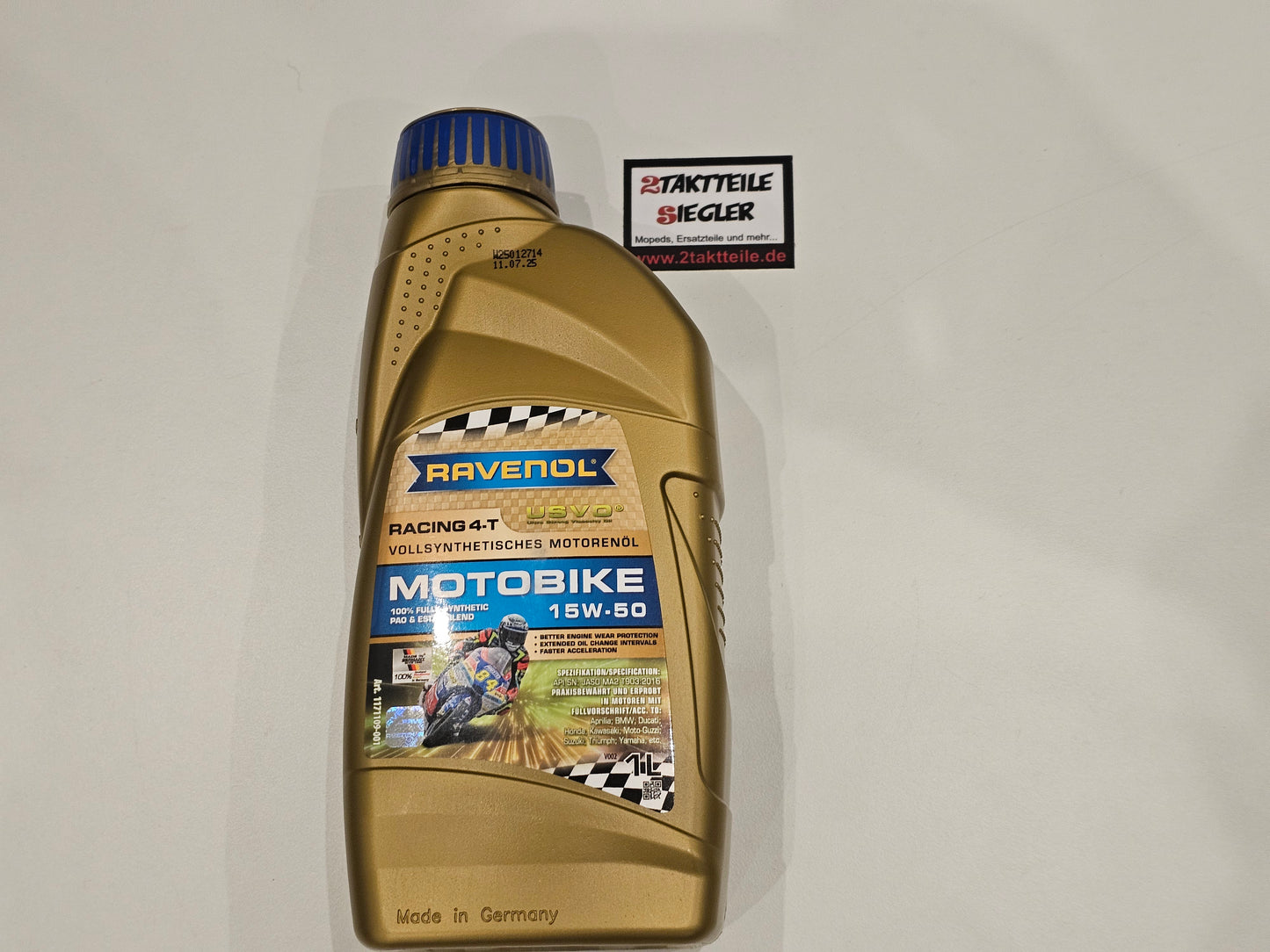 Ravenol Racing 4T SAE 15W-50 1 Liter Getriebeöl KTM SX65 Husqvarna TC65 GasGas MC65